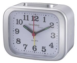 TechnoLine Analogový budík Modell XL silver