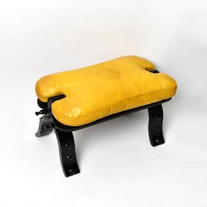 Kožená židle Hani Berber žlutá