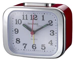 TechnoLine Analogový budík Modell XL red