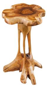 Odkládací stolek WILD ROOT 70 CM masiv teakové dřevo Nábytek | Doplňkový nábytek | Odkládací stolky