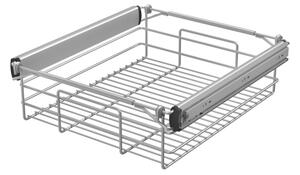 In-Design Koš na prádlo plný výsuv šedá Šířka koše (mm): 480 mm, Minimální nastavitelná šířka: 540 mm, Maximální nastavitelná šířka: 700 mm