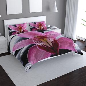 Sablio Povlečení Růžová orchidea - 140x200 / 90x70