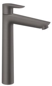 Vysoká umyvadlová baterie Hansgrohe Talis E bez výpusti kartáčovaný černý chrom 71717340