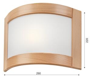Nástěnné svítidlo ELODIE 1xE27/60W/230V