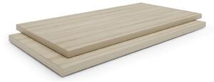 Přídavné police ke skříním a regálům PRIMO, 2 ks, 800 x 420 mm, dub přírodní