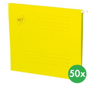 Závěsné desky A4, žluté, 50 ks