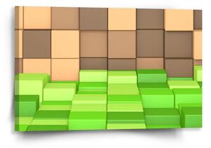 Sablio Obraz Blocks 3D - 60x40 cm