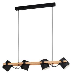 Eglo 43424 - Lustr na lanku HORNWOOD 4xE27/28W/230V
