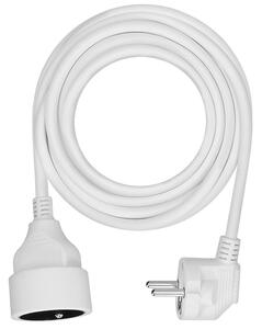 SOLIGHT Prodlužovací přívod 5m, 1 zásuvka, 16A/3680W, PVC, bílý