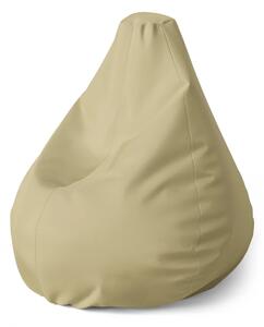 Sablio Sedací vak Pear Žlutohnědá - 70 x 95 x 15 cm