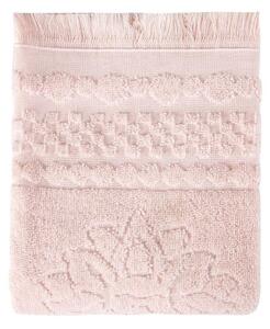 L'essentiel Bavlněný ručník Rosi 50x90 cm růžový
