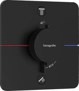 Sprchová a vanová baterie Hansgrohe ShowerSelect Comfort Q bez podomítkového tělesa matná černá 15586670