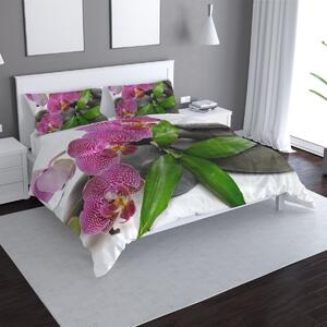 Sablio Povlečení Orchideje a kameny - 140x200 / 90x70