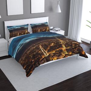 Sablio Povlečení Noční Paříž - 140x200 / 90x70