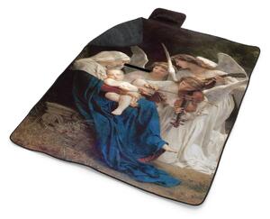 Sablio Plážová deka Panna s anděly - William-Adolphe Bouguereau: 200x140 cm