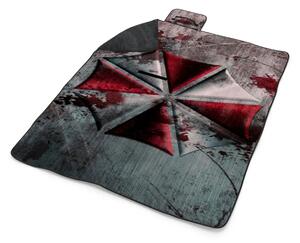 Sablio Plážová deka Resident Evil Umbrella Corporation Steel: 200x140 cm