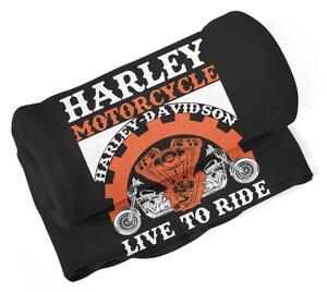 Sablio Deka Harley-Davidson Live to ride - 150x120 cm