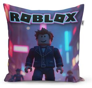 Sablio Polštář ROBLOX Neonové město - 50x50 cm