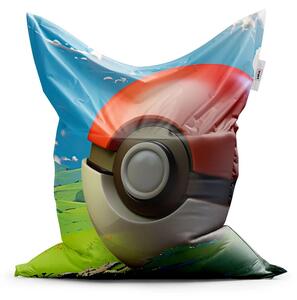 Sablio Sedací vak Pokemon ball Krajina - 150x100 cm