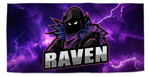 Sablio Ručník FORTNITE RAVEN Fialová bouře - 30x50 cm