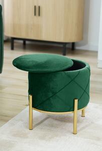 Ak furniture Taburet LIA zelený