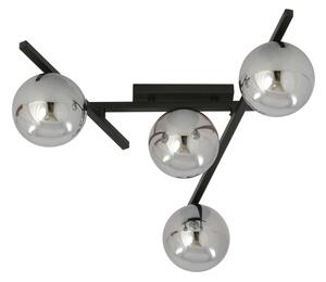 Stropní svítidlo SMART 4xE14/10W/230V černá/šedá