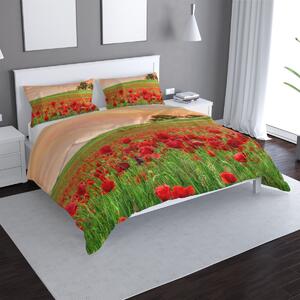 Sablio Povlečení Pole vlčích máků 2 - 140x200 / 90x70