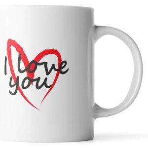 Sablio Hrnek I Love you srdce - 330 ml - standard