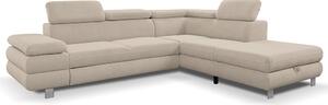 Sedací souprava CONTI NEW | 276x226 cm | PRAVÁ | rozkládací + úložný prostor | VÝBĚR TKANIN