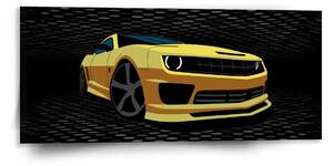 Sablio Obraz Chevrolet Camaro Puntíky - 110x50 cm