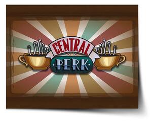 Sablio Plakát Seriál přátelé CENTRAL PERK Abstrakce - 60x40 cm