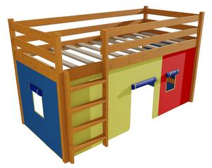 Vomaks Patrová zvýšená postel ZP 002 Rozměr: 80 x 180 cm, Barva: barva růžová