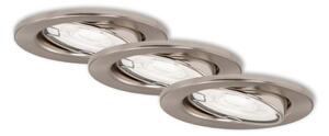Briloner 7182-032-SADA 3xLED Stmívatelné koupelnové svítidlo 1xGU10/5W/230V IP23