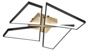 LED Stmívatelné stropní svítidlo LED/115W/230V 3000-6500K hnědá/černá + DO