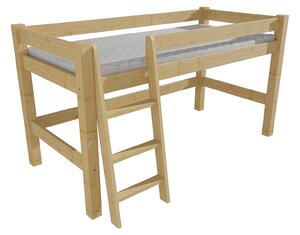Vomaks Patrová zvýšená postel 8X8 02A Rozměr: 80 x 180 cm, Barva: barva bílá