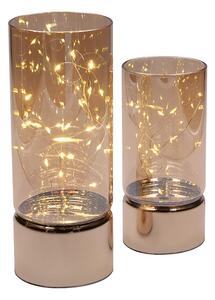 SOLIGHT Sada 2 vánočních LED světélek 15/20cm, 30x LED, AA baterie