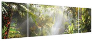 Obraz - Tropický deštný prales (170x50 cm)