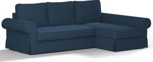 Potah na pohovku IKEA Backabro rozkládací se šezlongem barva tmavě modrá