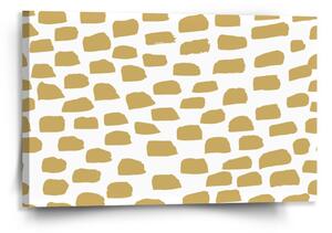 Sablio Obraz Zlaté tahy štětcem - 120x80 cm