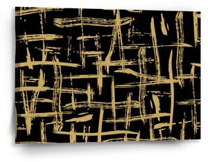 Sablio Obraz Zlaté malování - 90x60 cm