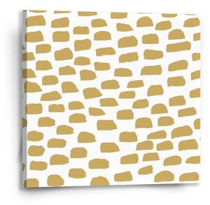 Sablio Obraz Zlaté tahy štětcem - 50x50 cm