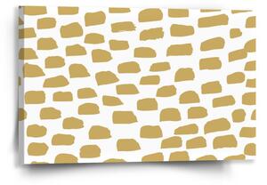 Sablio Obraz Zlaté tahy štětcem - 60x40 cm
