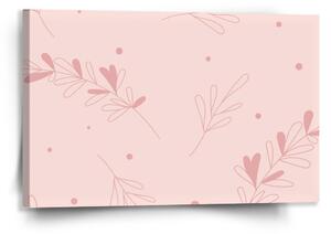 Sablio Obraz Růžové lístky - 120x80 cm