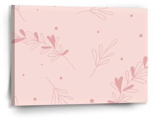 Sablio Obraz Růžové lístky - 90x60 cm