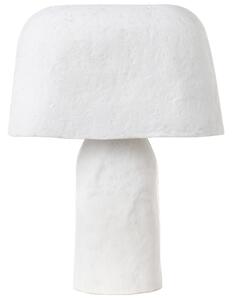Stolní lampa CARRASCO Papírmaš Bílá