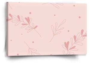 Sablio Obraz Růžové lístky - 60x40 cm