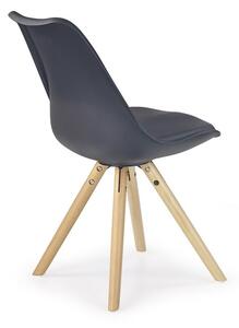 Halmar Jídelní židle K201 - černá