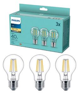 SADA 3x LED Žárovka VINTAGE Philips E27/4,3W/230V 2700K
