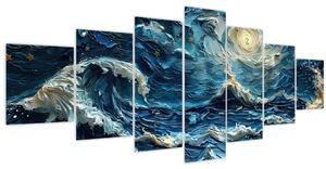 Obraz - Malba oblohy a moře (210x100 cm)