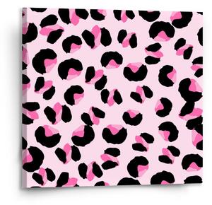 Sablio Obraz Růžový gepard - 110x110 cm
